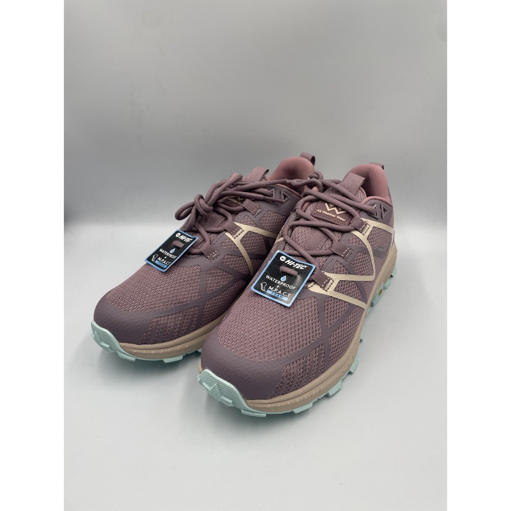 Hi-Tec Mauna CH80104W-IQ Womens US 9M Pink Bungee Lace Waterproof Hiking Shoes